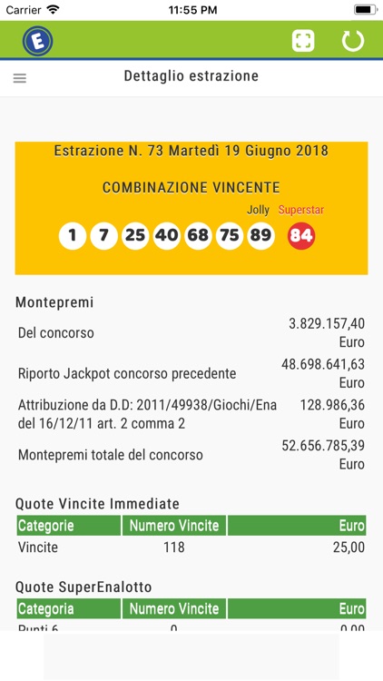 Estrazioni Lotto SuperEnalotto screenshot-5