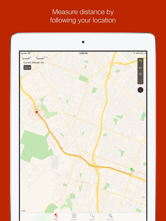 Distance Tool iPad screenshot 4 - Utilities app