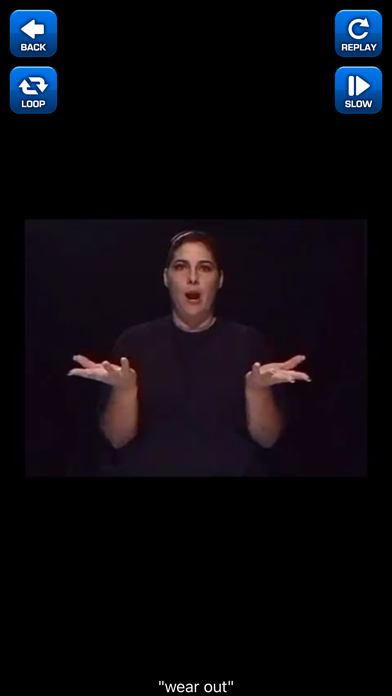 ASL Dictionary Screenshot