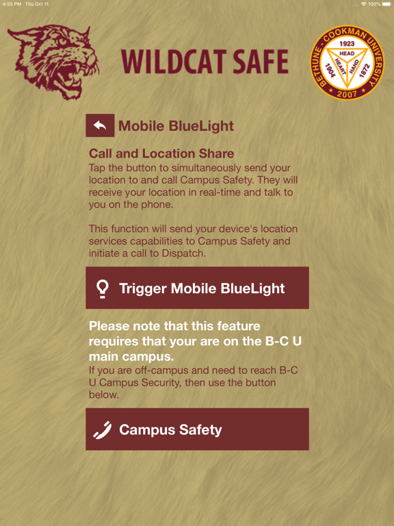 Wildcat Safe iPad screenshot 3 - Education app