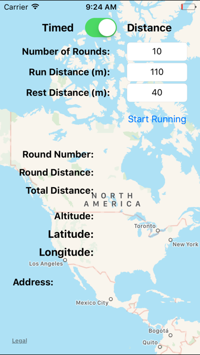 Screenshot #2 pour Distance Interval Trainer