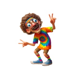 Tie Dye Stickers