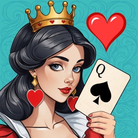 Skærmbilleder (5) Hearts HD: Classic Card Game
