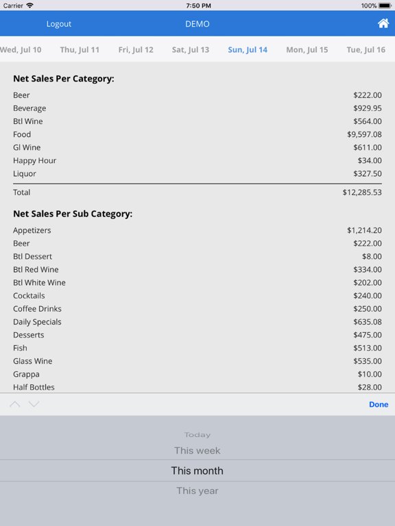 Pi Americas iPad screenshot 5 - Business app