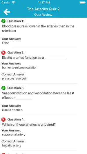 Cardiovascular System Quizzes screenshot 4