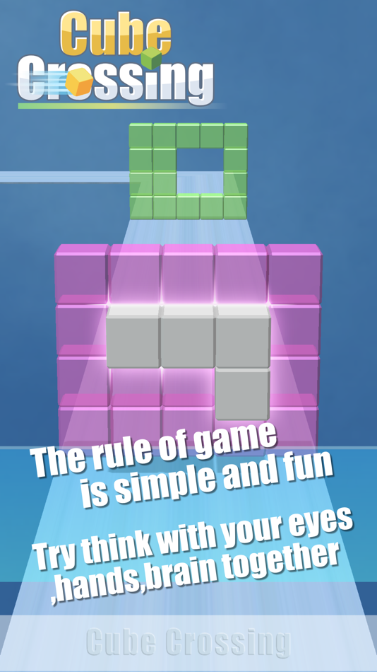 #2. Cubes Crossing (iOS) 由: Gempro Technology Inc.
