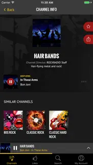 rock radio - curated music iphone screenshot 3