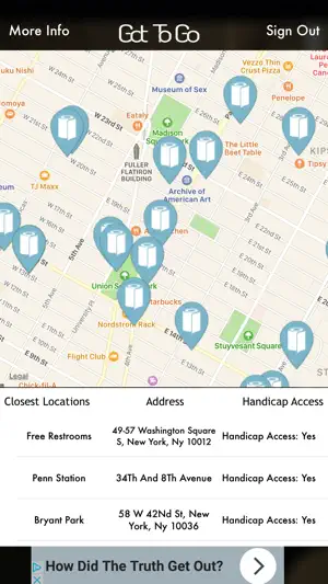 Got To Go:Free Bathroom Finder screenshot 3