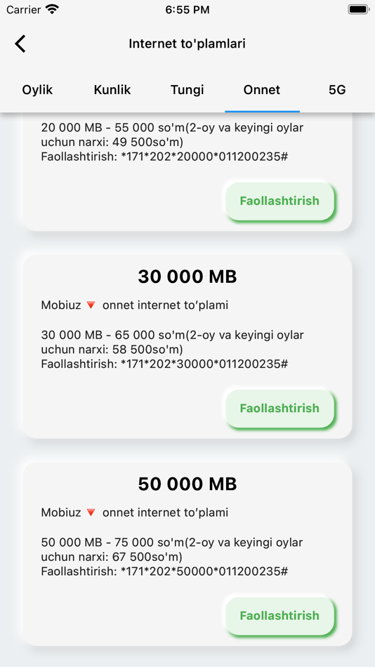 #8. USSD kodlar (iOS) Podle: Azamjon Anvarov