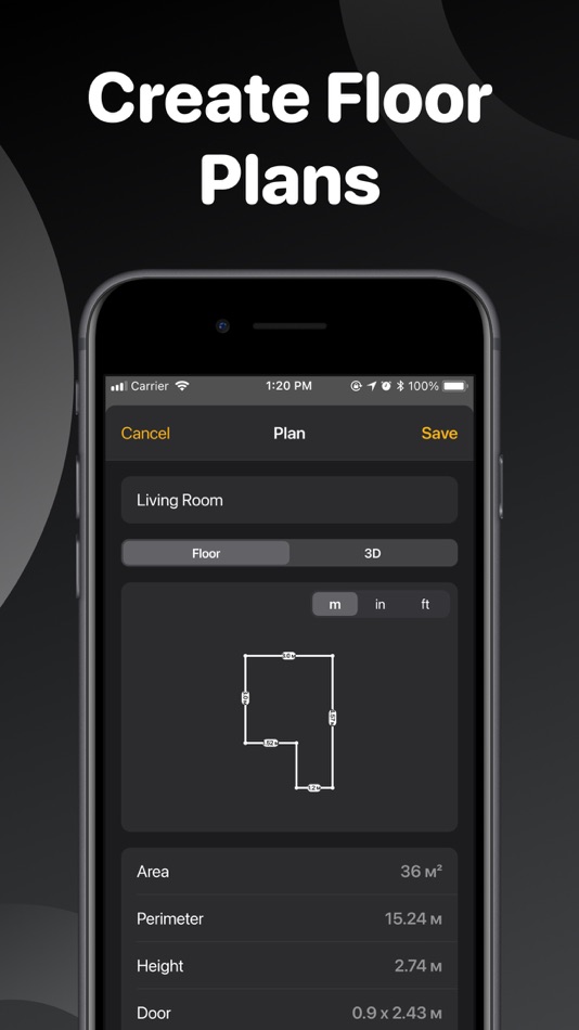 #7. Tape Measure Арр (iOS) 作者: AppFusion OU