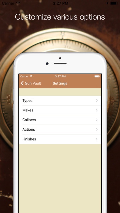 Screenshot #3 pour Gun Vault - firearm inventory.