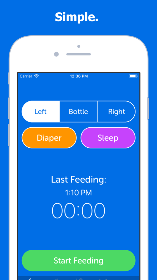 #1. Baby Feeding Log (iOS) 作者: Aron Beaver