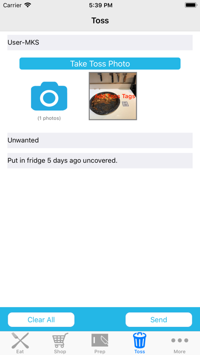 FoodImage iPhone screenshot