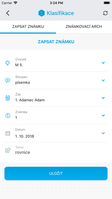 Screenshot #3 pour Bakaláři OnLine