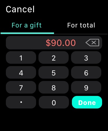 Apple Watch screenshot