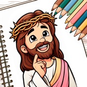The Bible cute coloring book