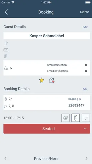 DinnerBooking Business screenshot 3
