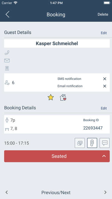 Screenshot #3 pour DinnerBooking Business