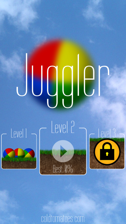 #1. Juggler - coldtomatoes.com (iOS) Podle: Mark Vertegaal