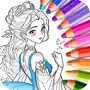 Princess Game Fantasy Coloring