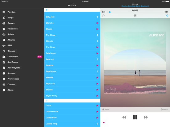 Storeplay Radio iPad screenshot 4 - Music app