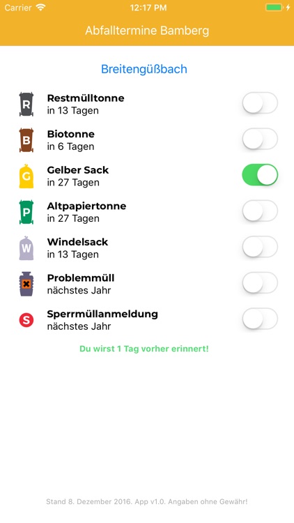 Abfalltermine Lkr. Bamberg screenshot-3