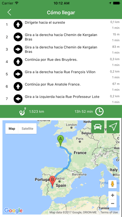 App screenshot