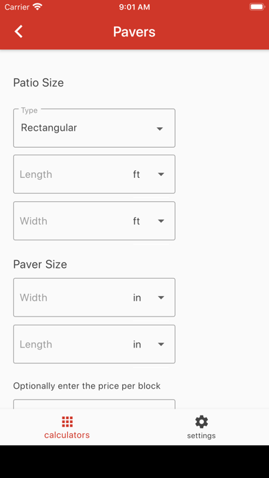 Landscaping Calculator Plus Screenshot