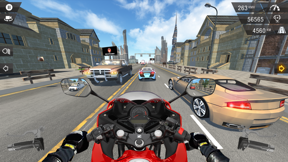 #1. Racing In Moto (iOS) Bởi: Jamshaid Ali