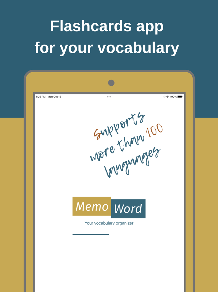 #1. MemoWord: FlashCards Maker app (iOS) 由: Elena Tikhonova