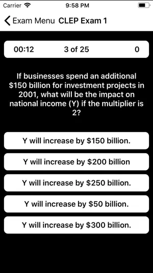 CLEP Macroeconomics Prep screenshot 2