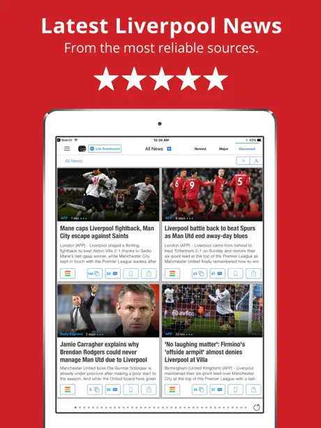 Liverpool News & Scores