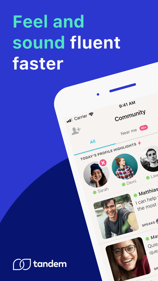#1. Tandem: Conversation exchange (iOS) 由: Tripod Technology GmbH