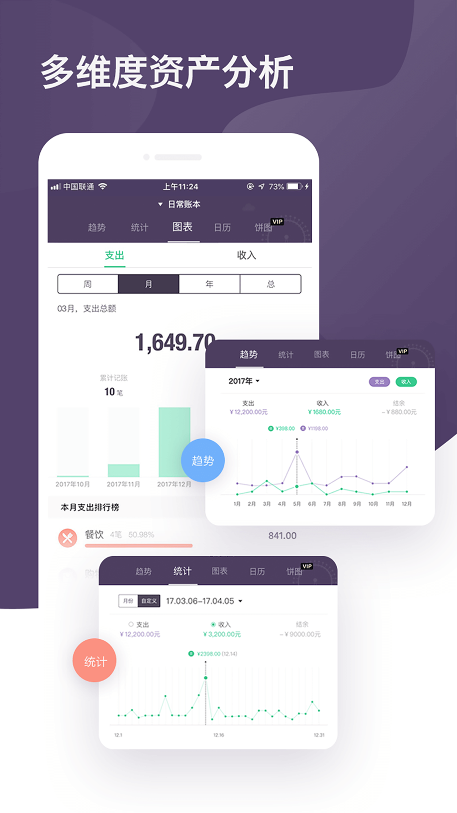 海豚记账本：极简自动记账软件 Screenshot