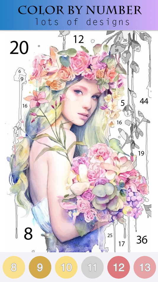 #8. Paint Color - Color by Number (iOS) 由: 丽丹 王