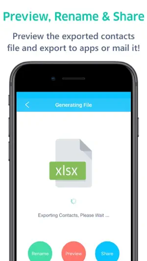 Contacts to Excel , PDF , CSV screenshot 3