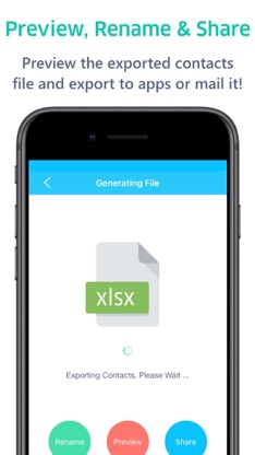 Contacts to Excel , PDF , CSV screenshot 3