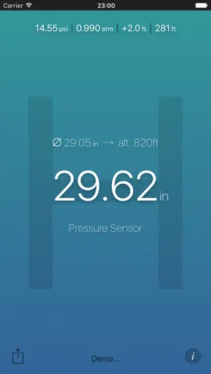 Air Pressure App screenshot 1
