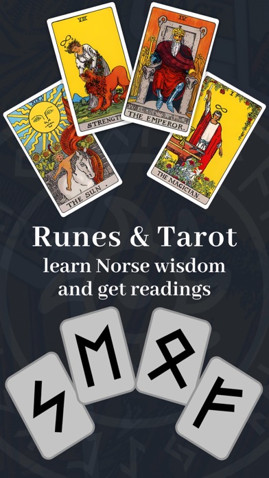 Screenshot #1 pour Tarot Divination and Runes