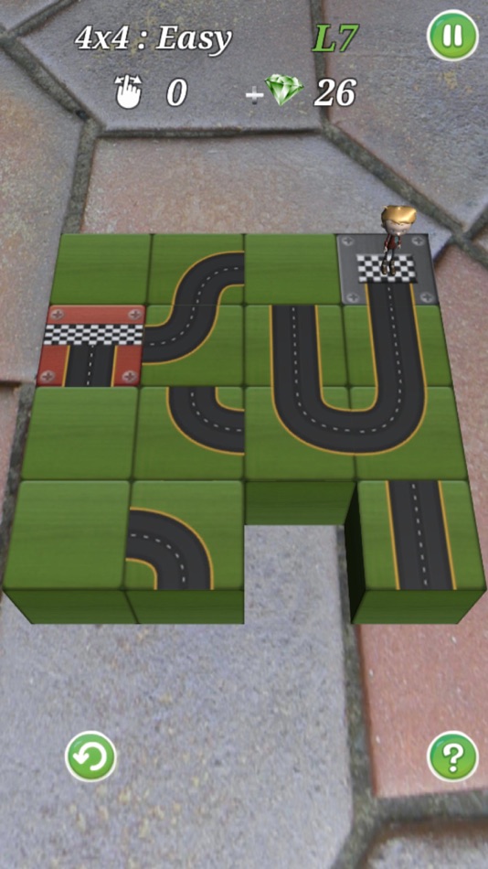 #1. Run - Slide Puzzle 3D (iOS) Podle: ZIROTEK Corp.