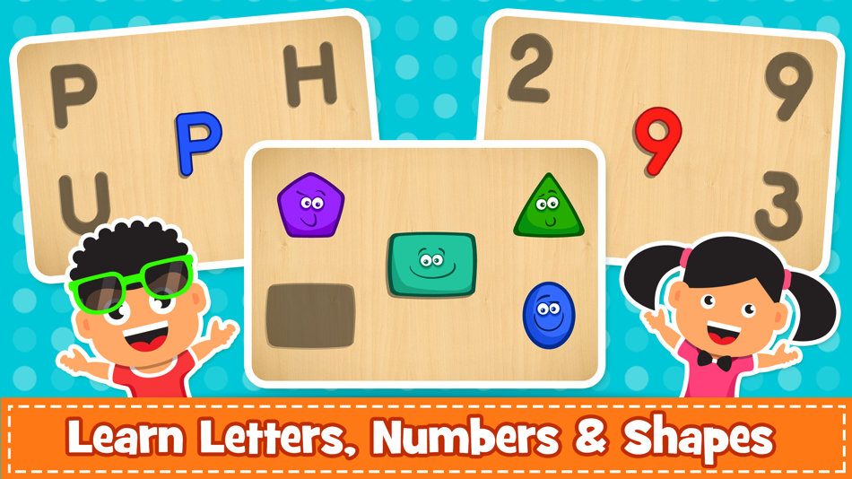 #8. Kids Puzzle & Toddler Games 2+ (iOS) 由: GunjanApps Studios and Solutions LLP