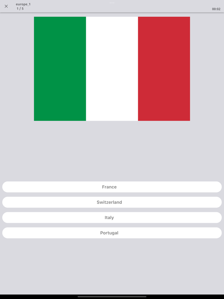 #5. Flag Quiz: world flags game (iOS) By: Taisuke Hosokawa