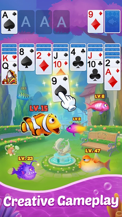 Solitaire Klondike Fish