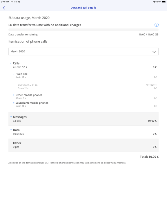 App screenshot
