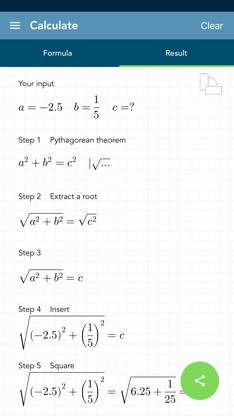 Pythagoras Calculator screenshot 3