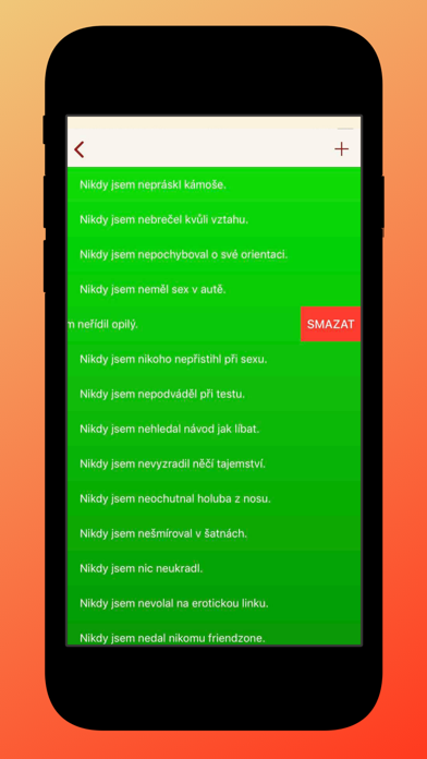 Nikdy jsem screenshot