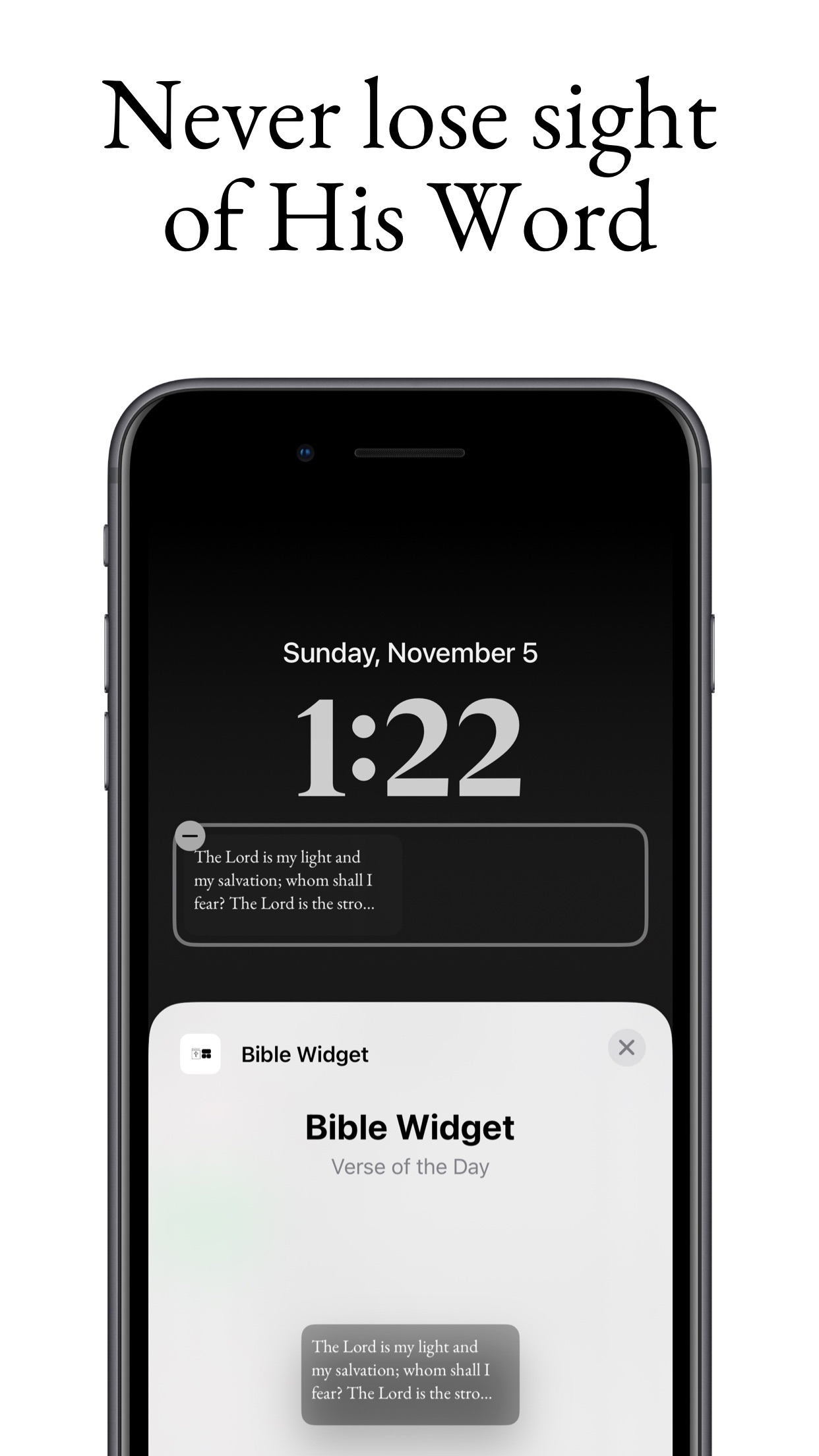 Bible Widget screenshot 1