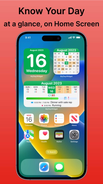 MyDayWidget - Calendar Widgets Screenshot