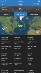 ISS Detector screenshot