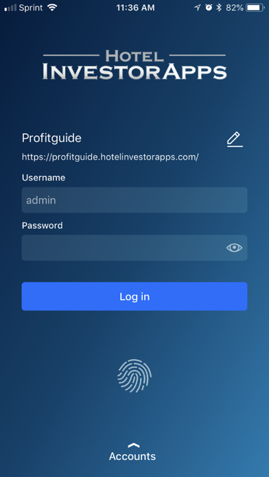 Hotel Investor Apps Screenshot